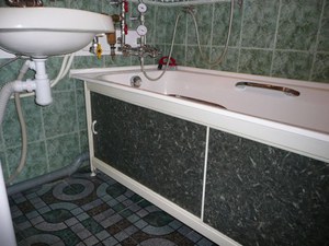 Раздвижной экран под ванну